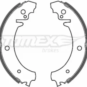 Zestaw szczęk hamulcowych TOMEX BRAKES TX 20-11 Bezpieczne zakupy