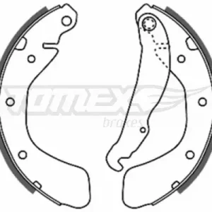 Bestseller Zestaw szczęk hamulcowych TOMEX BRAKES TX 20-17