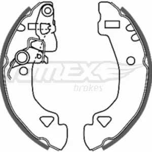 Hit sprzedaży Zestaw szczęk hamulcowych TOMEX BRAKES TX 20-27