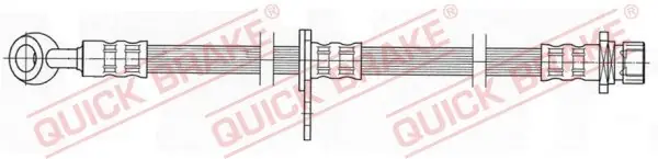 Ostatnie sztuki Przewód hamulcowy elastyczny QUICK BRAKE 59.904