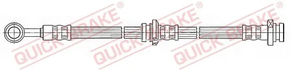 Oferta limitowana Przewód hamulcowy elastyczny QUICK BRAKE 59.911