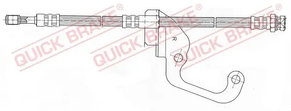 Oferta Przewód hamulcowy elastyczny QUICK BRAKE 59.921