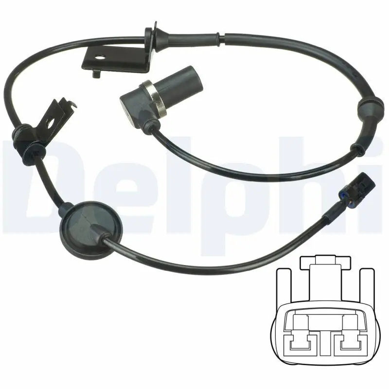 Bestseller Czujnik, prędkość obrotowa koła DELPHI SS20508