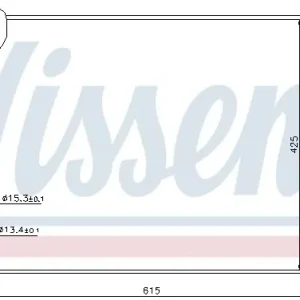 Chłodnica klimatyzacji z osuszaczem NISSENS 94831 3C0820411C Niska cena