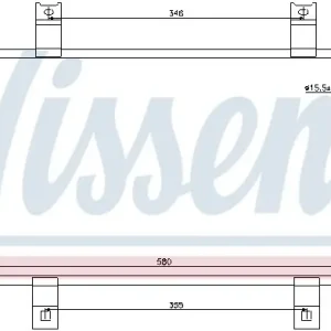 Chłodnica klimatyzacji z osuszaczem NISSENS 94934 F15161480 Wyjątkowa oferta