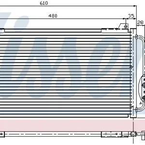 Chłodnica klimatyzacji NISSENS 94255 JRB100310 Oferta czasowa